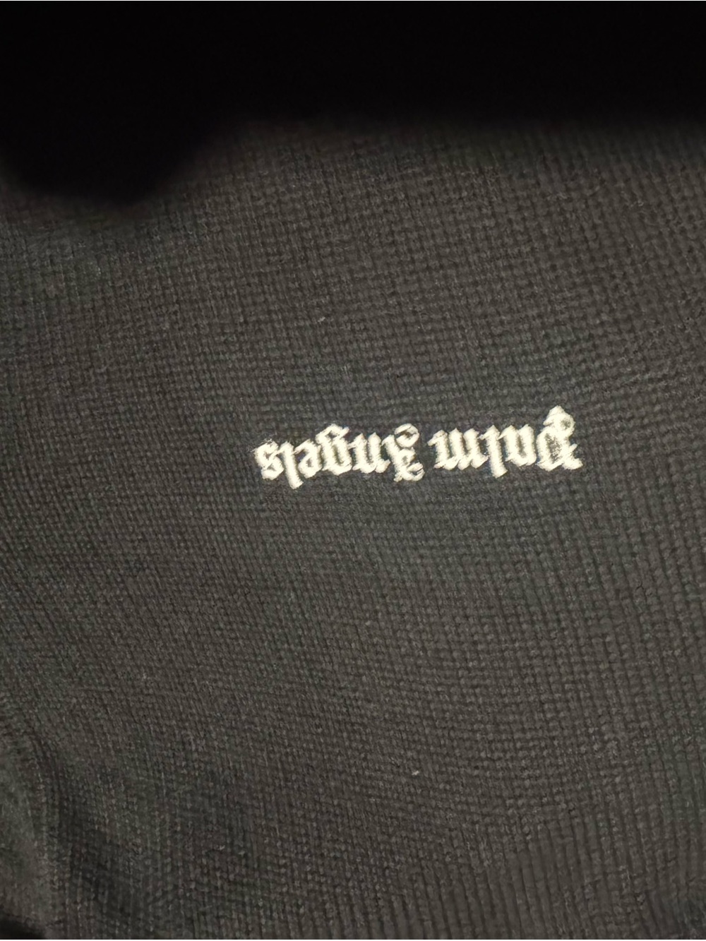 Palm Angels Black Pullover Sweater - Picture 2 of 3